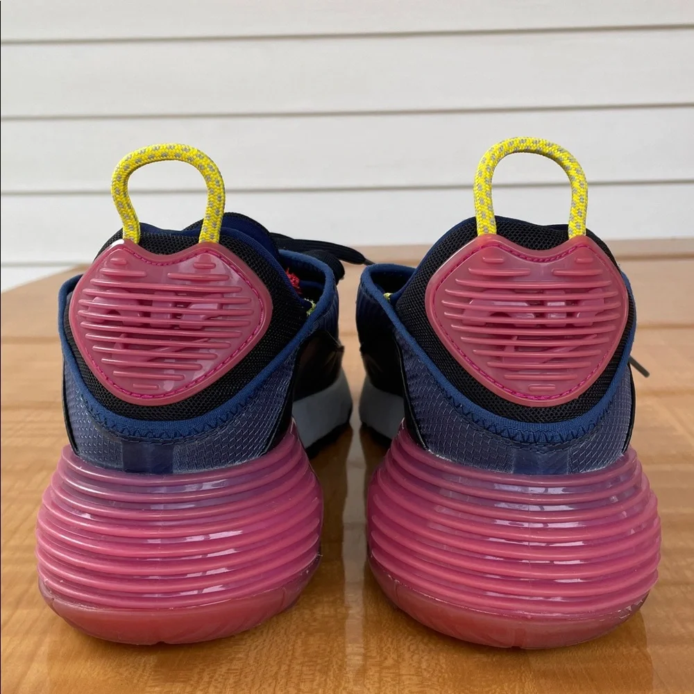 Nike Air Max 2090 Women’s Blue Void Active Fuchsia Sneakers Size 11.5 Running - Picture 4 of 13